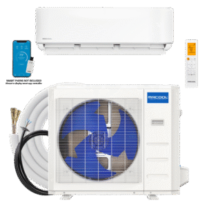 DIY-18-HP-WM-230D25-O MRCOOL® 18k DIY 5th Generation Bundle - includes Condenser, Air Handler,  DIY® Quick Connect®  Line Set, DIYPRO® Cable, and Remote -  230v